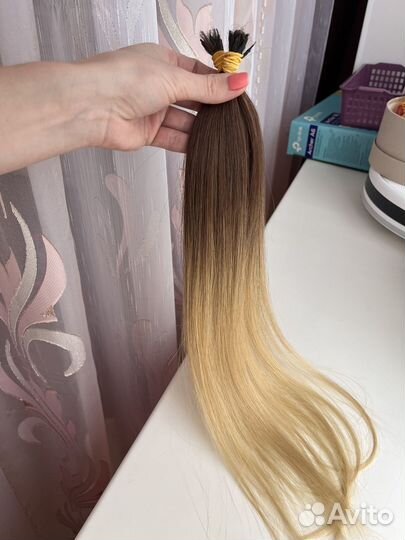 Волосы для наращивания омбре