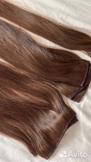 Волосы на заколках