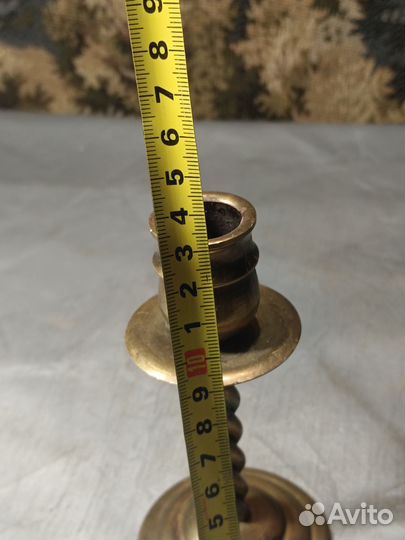 Подсвечник латунь