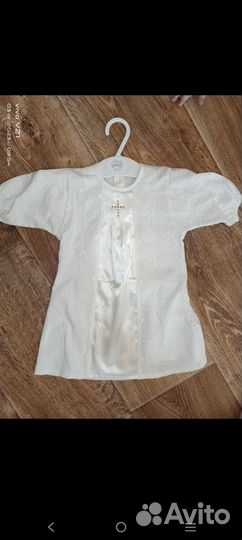 Рубашка для крещения новая от 3-6 месяц