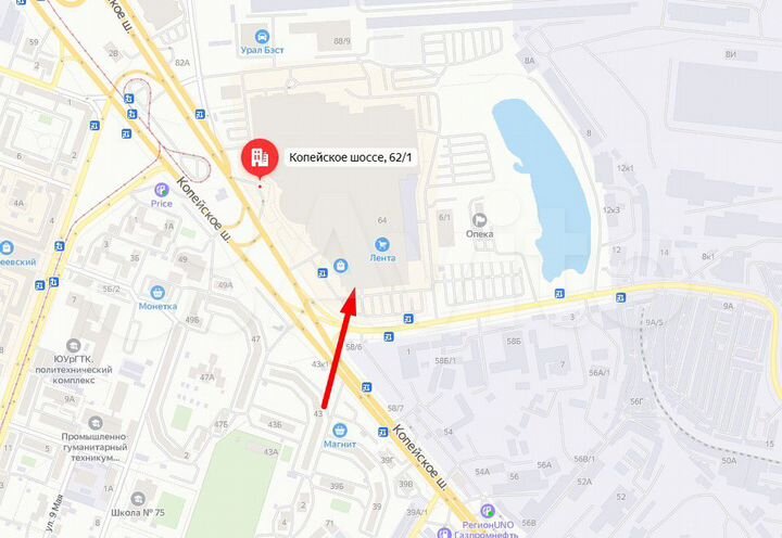 Торговая площадь, 57.9 м²