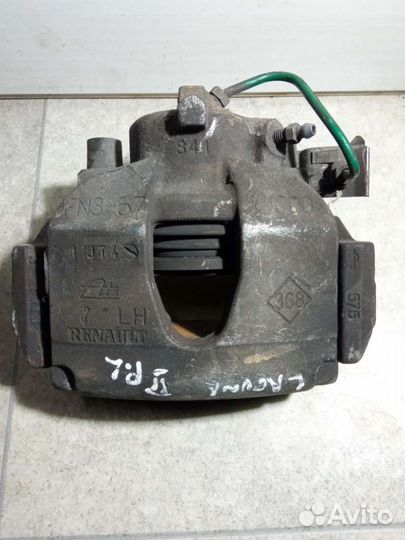 Суппорт тормозной передний левый Renault Laguna 2