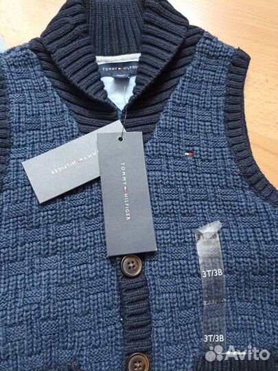 Рубашка +жилетка Tommy Hilfiger original 3 года