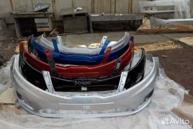 Бампер передний для Kia Rio 3 2014 рестайлинг