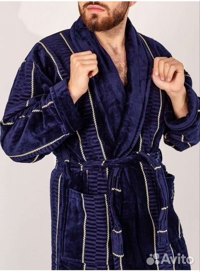 Мужской махровый халат