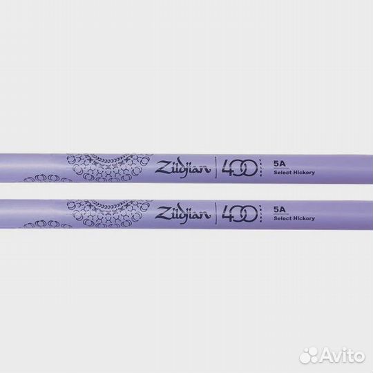 Барабанные палочки Zildjian Z5aacp-400 Limited Edition 400th Anniversary 5A Acorn Purple Drumstick