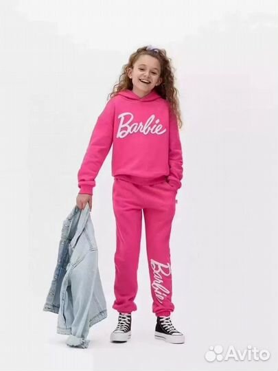 H&M Спортивный костюм для девочки barbie 2-5 лет