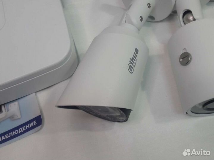 Камеры видеонаблюдения 5 шт к-т 4Мп Dahua