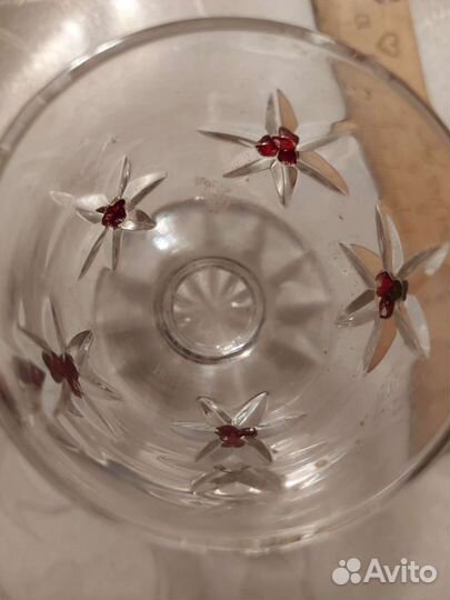 Графин чешский хрусталь с 2 рюмками