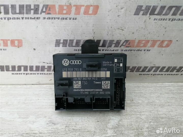 Блок управления передней двери Ауди А6 С6