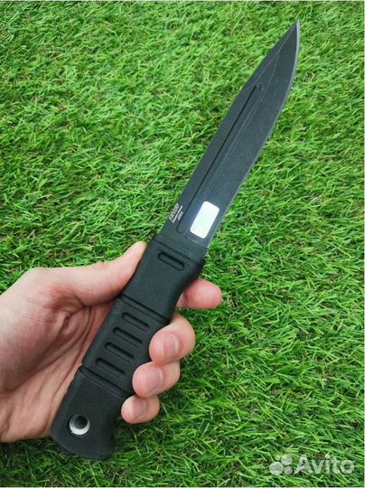 Туристический нож Витязь Black ножны пластик