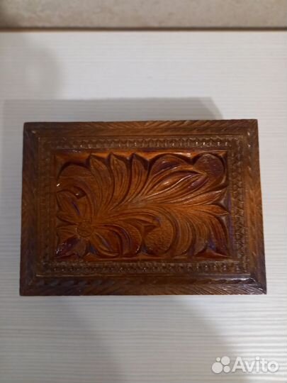 Шкатулка деревянная СССР