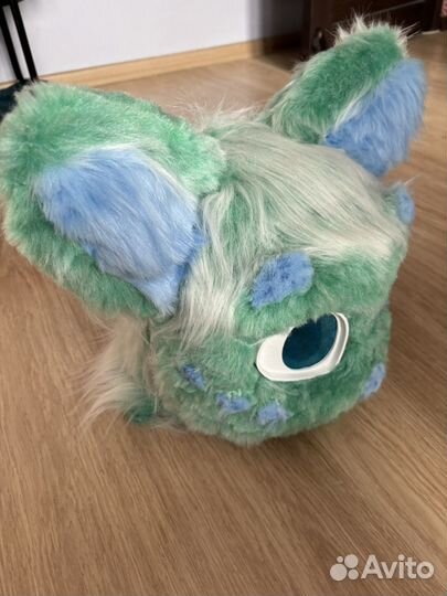 Фурсьют голова зеленый цвет