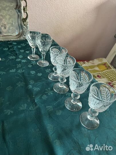 Рюмки, фужеры