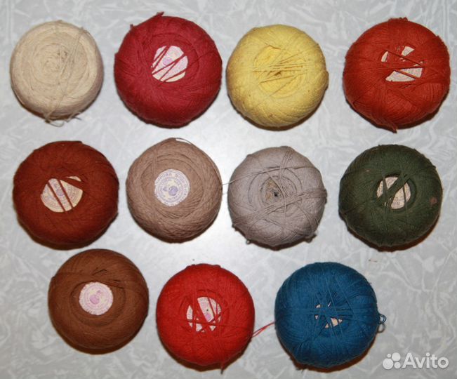 Нитки хлопчатобумажные новые