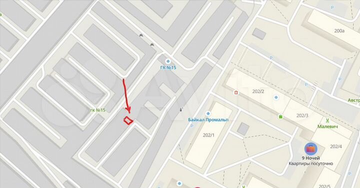 Гараж, 18 м²