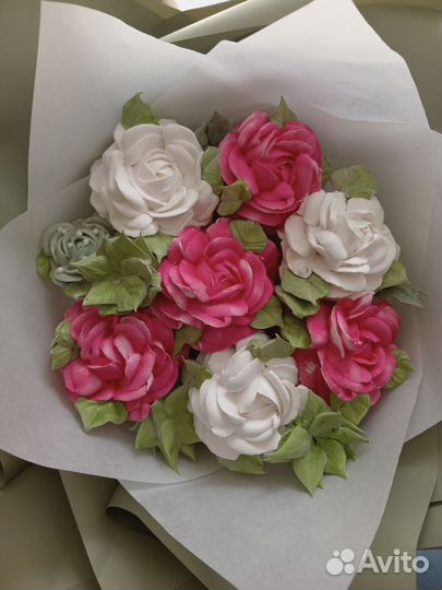 Съедобный букет из зефира