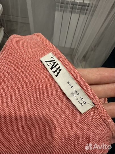 Красивый Топ Zara розовый s