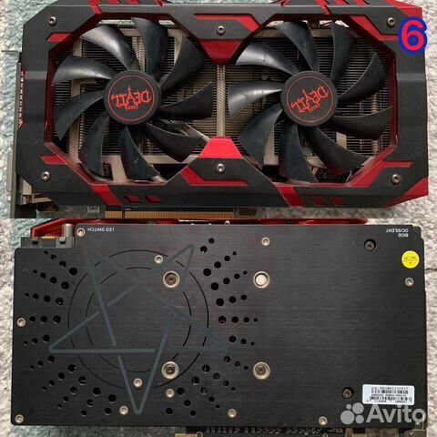 Видеокарта PowerColor Red Devil Radeon RX 580 купить в Видном ...