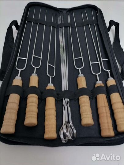Набор шампуров в чехле новый