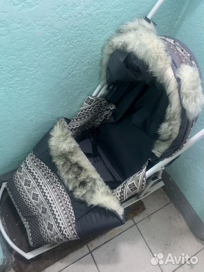 Коляска санки