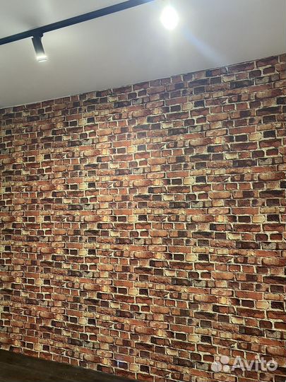 Обои под кирпич