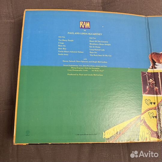 Paul Mccartney Linda - Ram Canada 1971