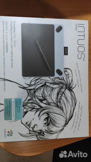 Графический планшет wacom intuos draw s