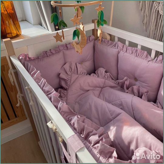 Бортики в детскую кроватку