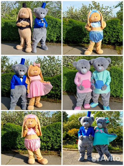 Ростовая кукла/мишки/зайка на выписку/праздники