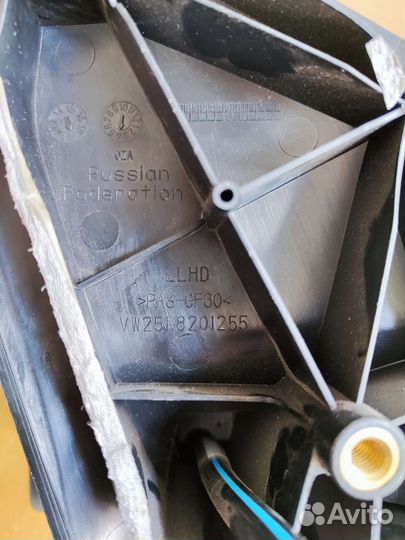 Зеркало левое Фольксваген поло