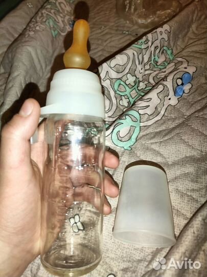 Бутылка для кормления стекл СССР