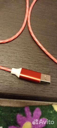 Светящийся кабель USB -type