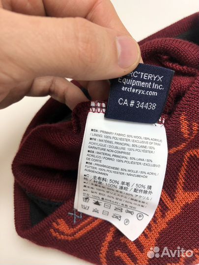 Arcteryx Bird Head Оригинал Новая Шапка Шерсть