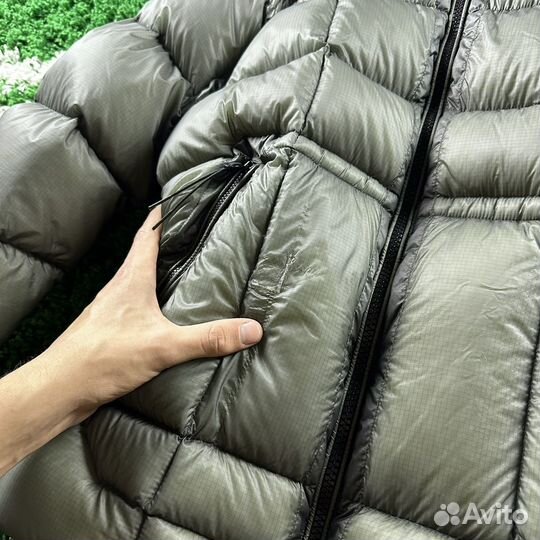 Пуховик Cp Company DD Shell Down Jacket Green Grey