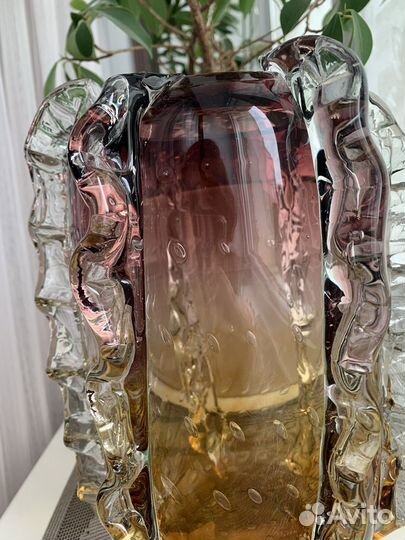 Ваза цветное стекло