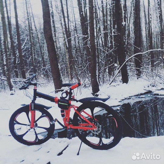 Велосипед на литых дисках