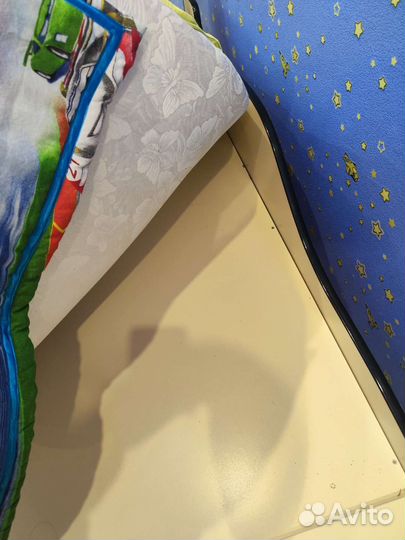 Кровать детская машина для девочек