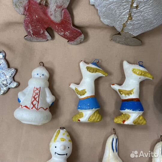 Елочные игрушки 16 шт лотом СССР (сзр)
