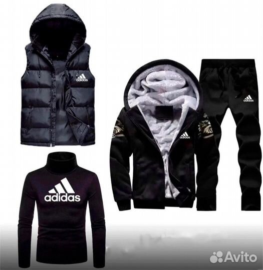 Спортивный костюм Adidas 4 в 1 теплый