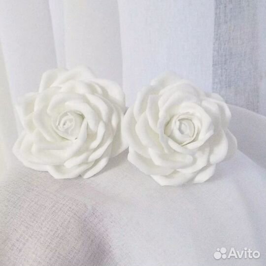 Белые банты бантики Аксессуары для волос
