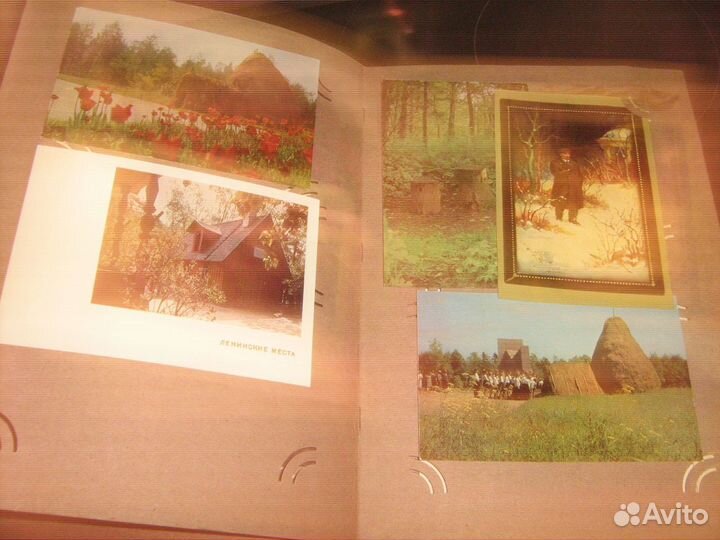 Альбом с открытками В.И.Ленин (более 100шт) 60-90г