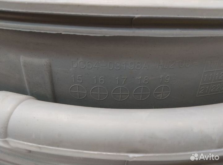 Манжета люка стиральной машины, Samsung, DC64-0319