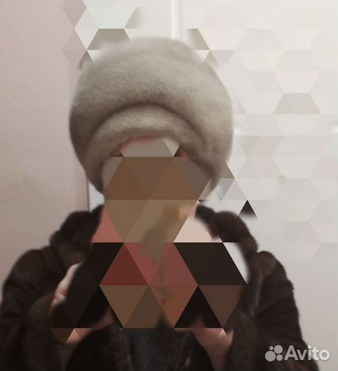 Женский норковый берет