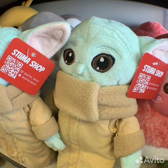 Мягкая игрушка малыш йода baby yoda 30 см