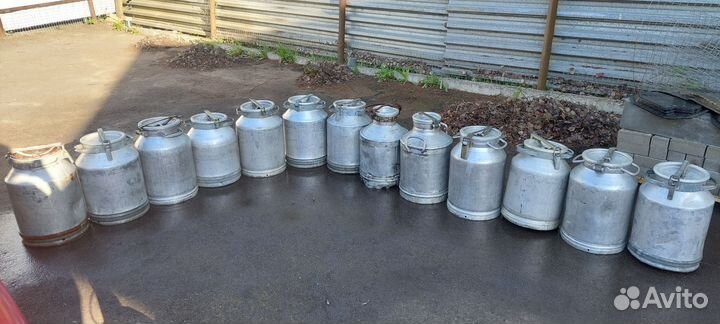 Фляга алюминиевая бу 40л