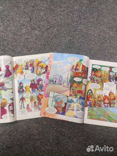 Журналы, комиксы,dvd, winx