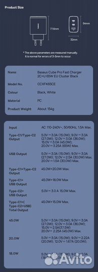 Новое з/у Baseus GaN5 65W