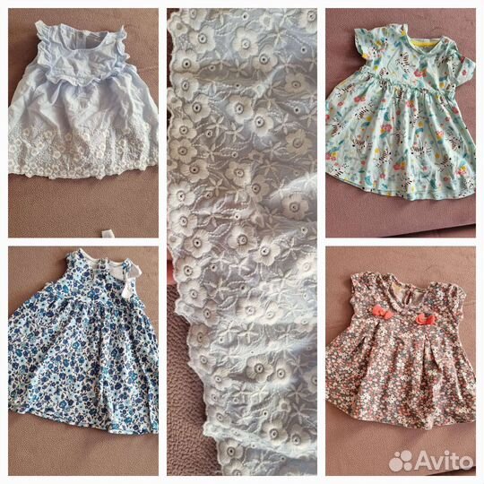 Детские вещи огромнейшим пакетом на девочку 68-92