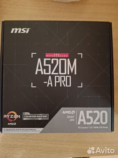 Материнская плата MSI A520M-A PRO A520M-A PRO